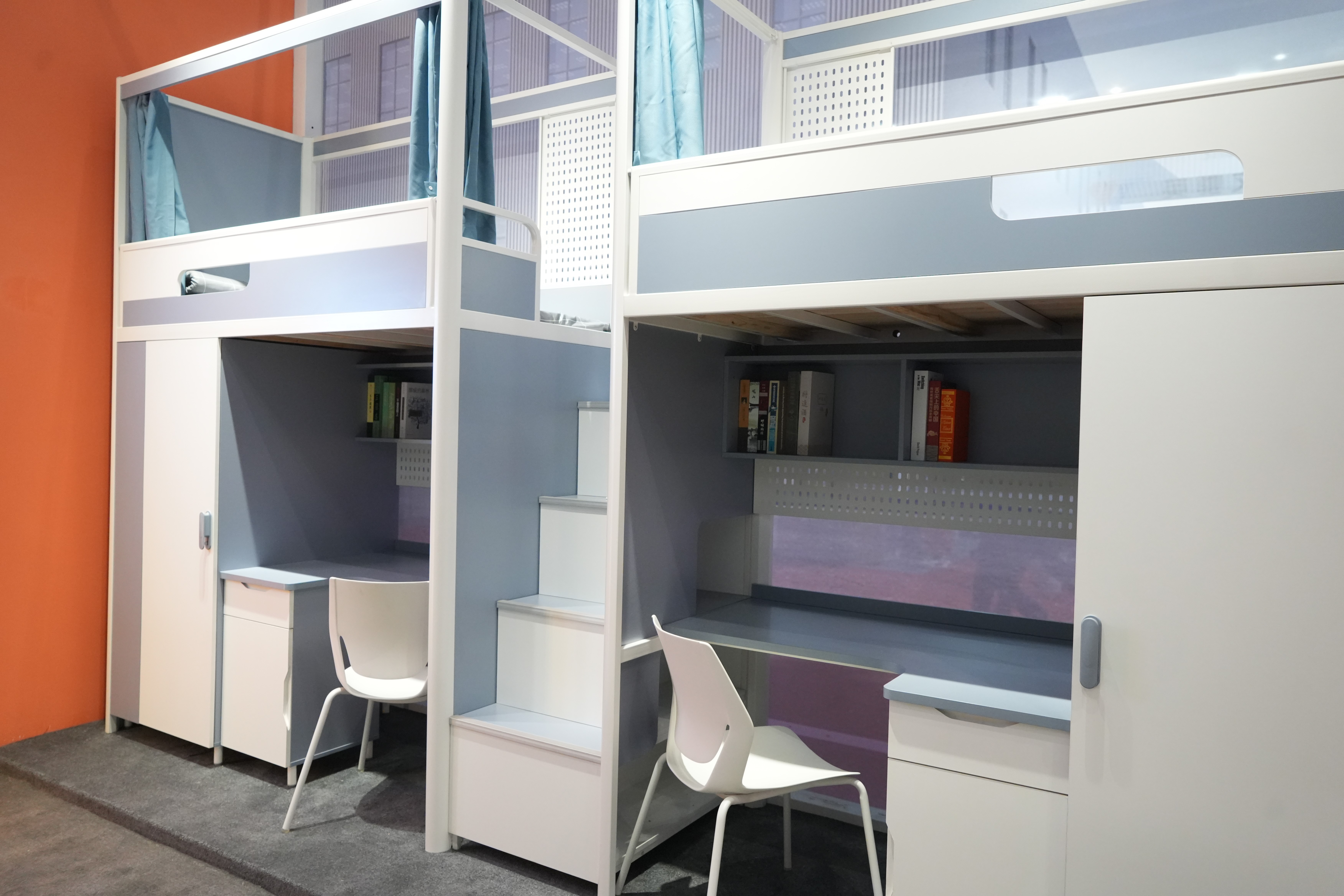 金沙8087家具&amp;高博会|惊艳亮相，，，，提倡校园生涯美学_金沙8087